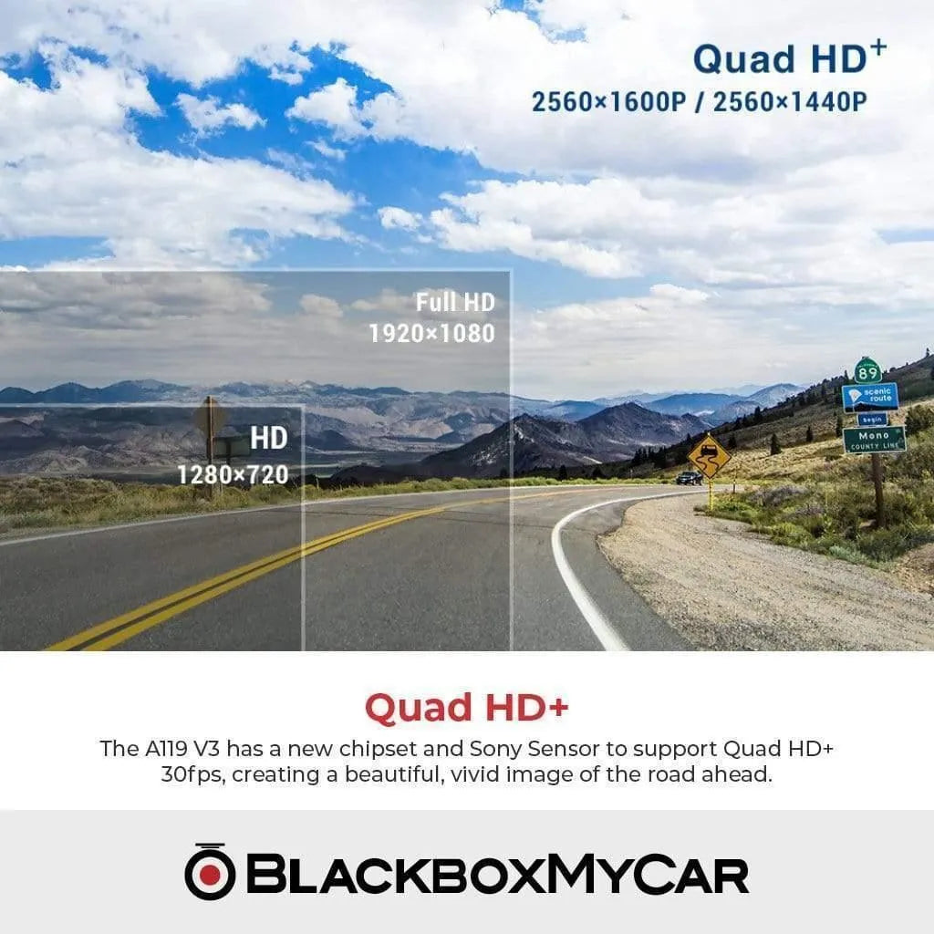 VIOFO A119 V3 w/ GPS QHD+ Dash Cam